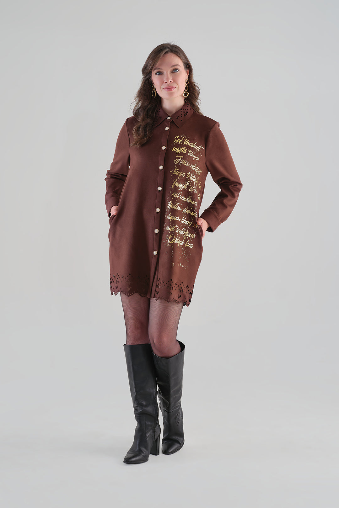 Tricotto Knit Long Blouse 96063