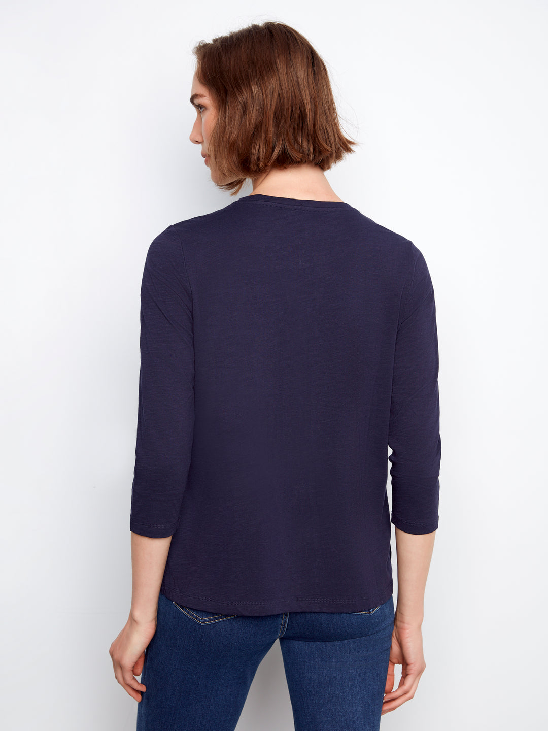 Organic Cotton 3/4 Sleeve Top