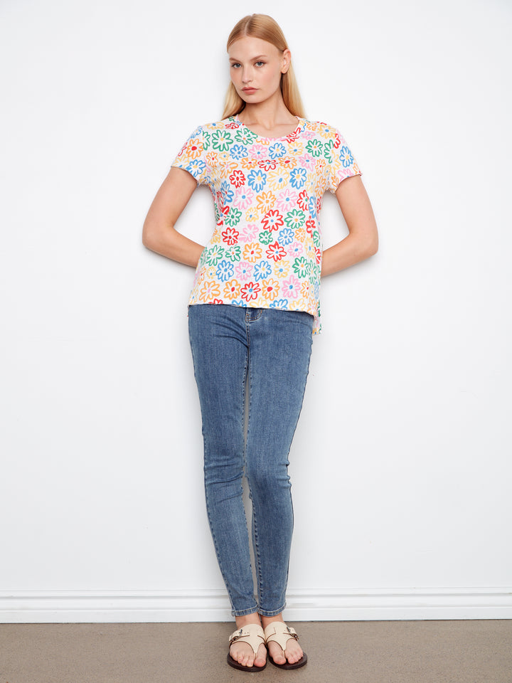 Printed Organic Cotton T-Shirt