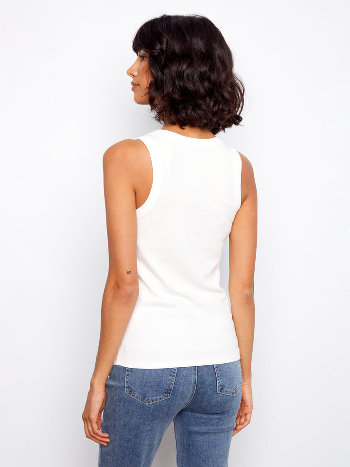 Tencel Ribbed Tank Top