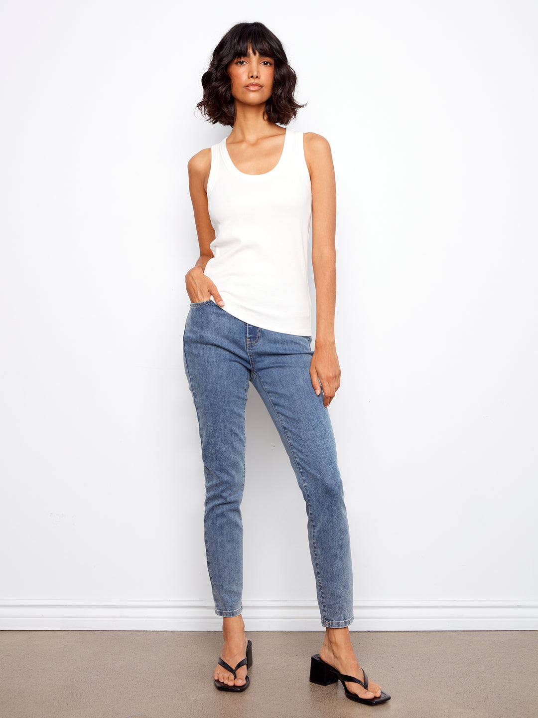 Tencel Ribbed Tank Top