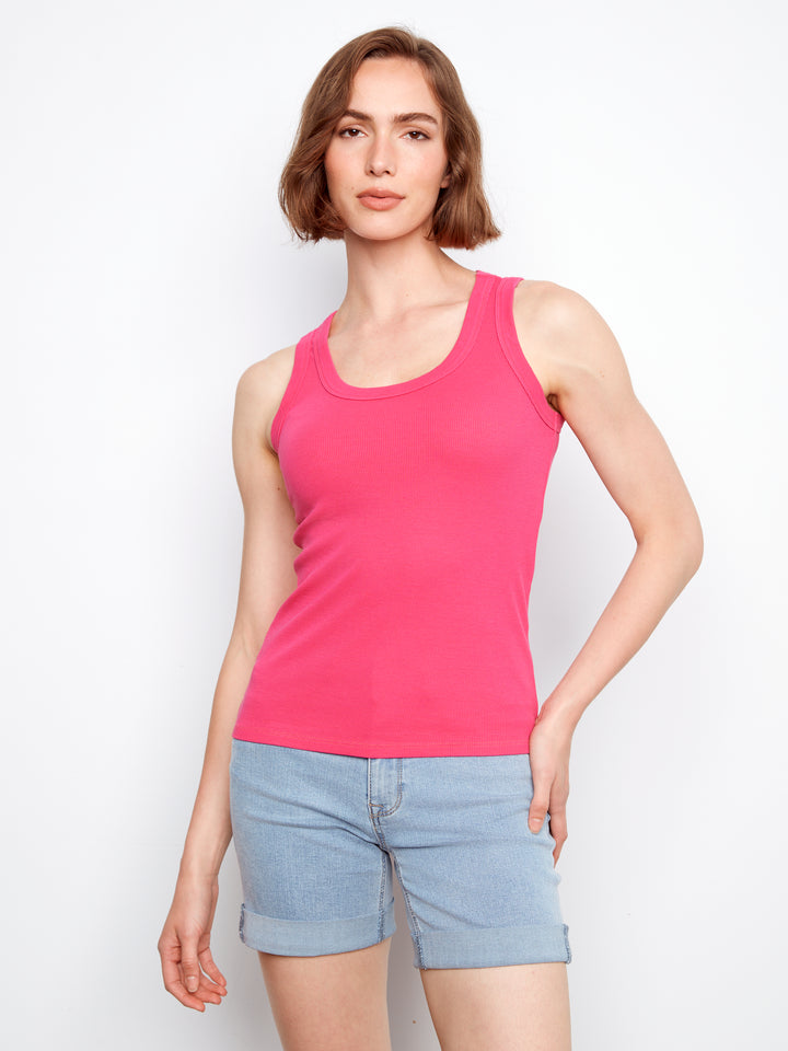 Tencel Ribbed Tank Top