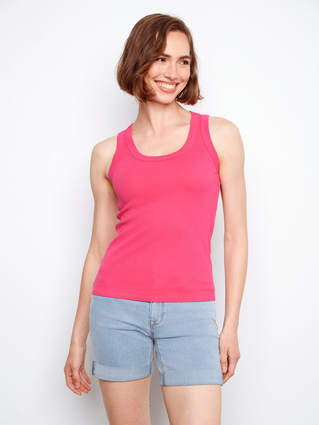 Tencel Ribbed Tank Top
