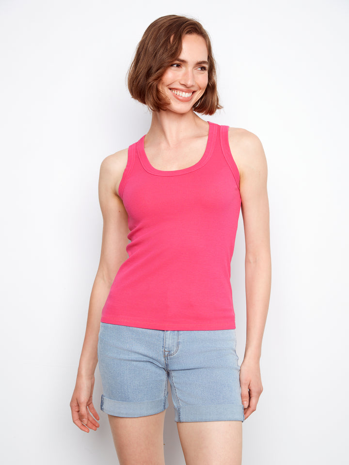 Tencel Ribbed Tank Top