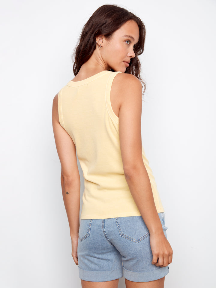 Tencel Ribbed Tank Top