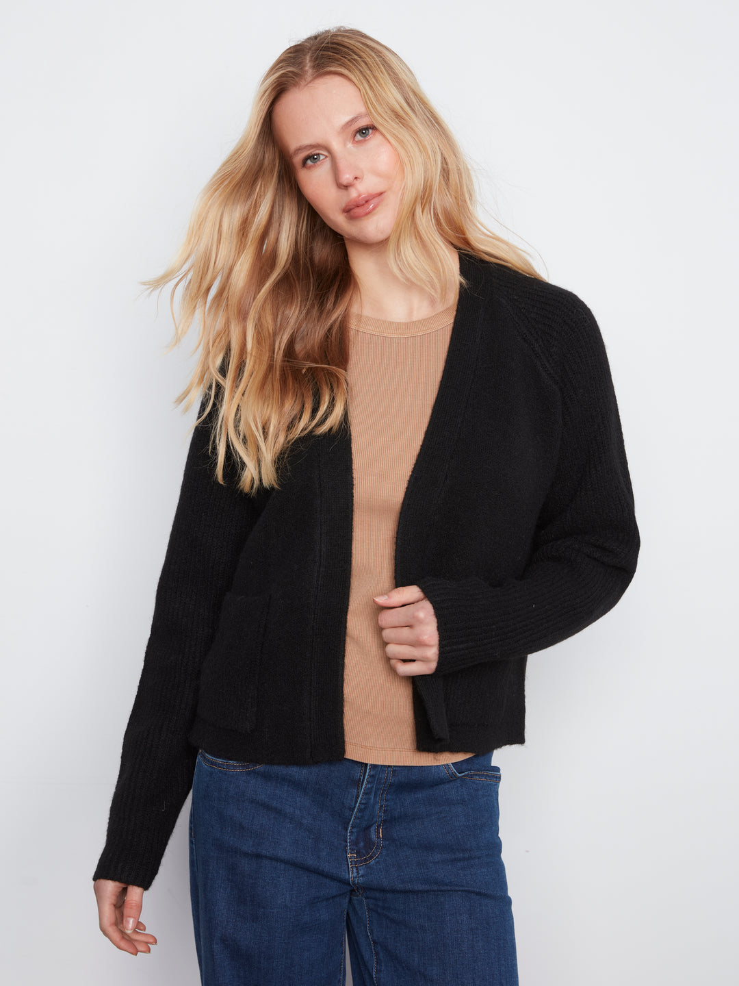 Long Sleeve Front Flap Cardigan