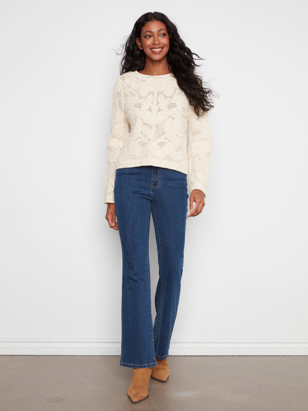 Cardigan Crochet Long Sleeve