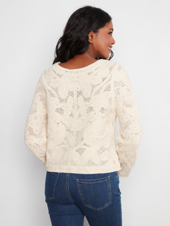 Cardigan Crochet Long Sleeve