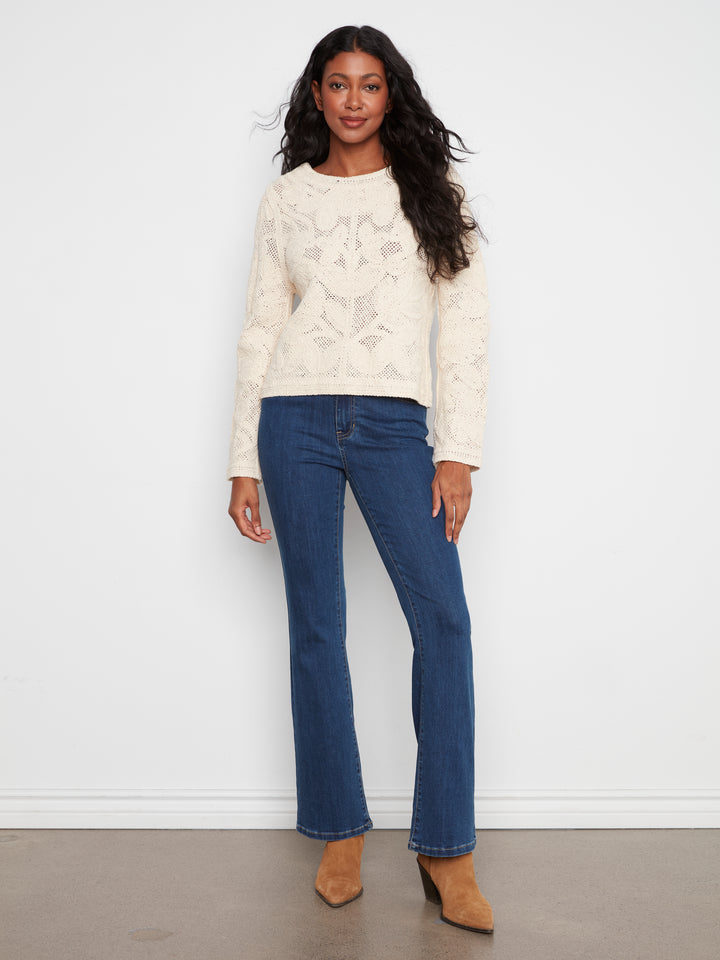 Cardigan Crochet Long Sleeve