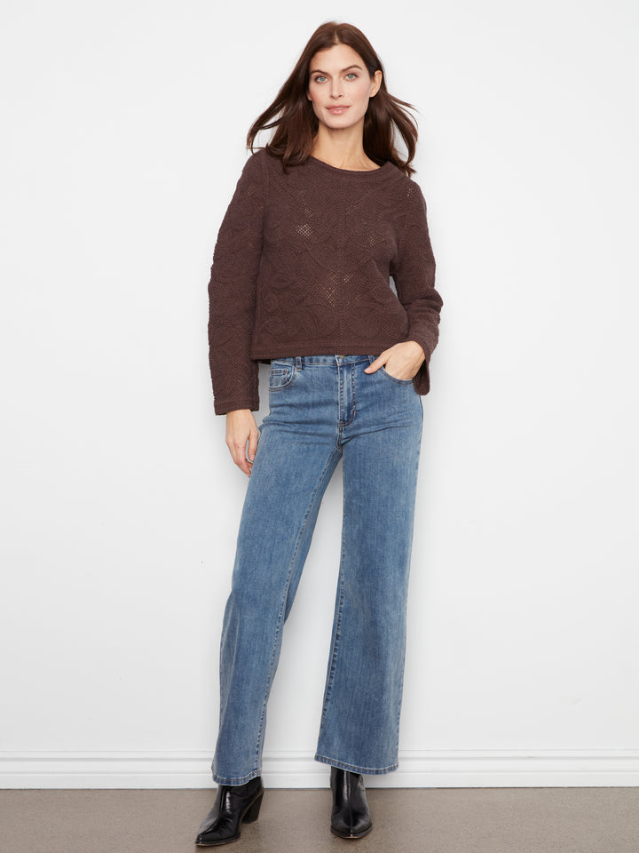 Cardigan Crochet Long Sleeve