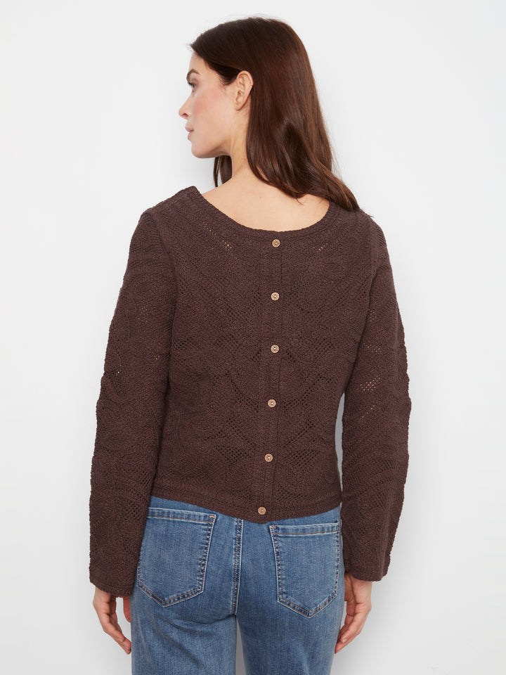 Cardigan Crochet Long Sleeve