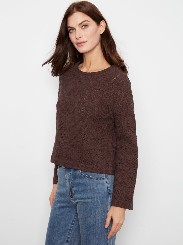 Cardigan Crochet Long Sleeve
