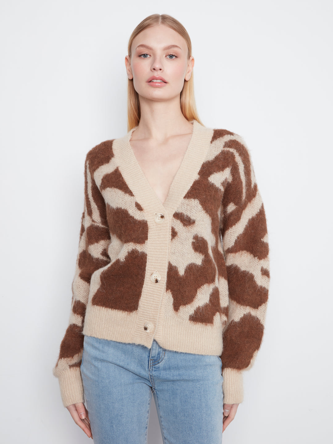Long Sleeve Drop Shoulder Cardigan