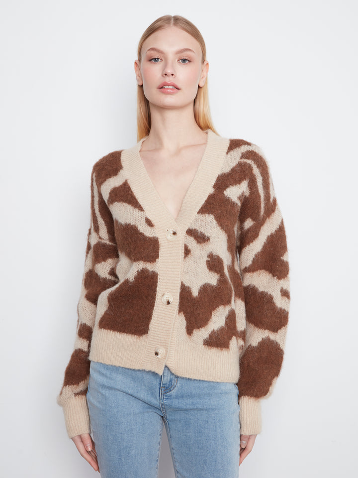 Long Sleeve Drop Shoulder Cardigan