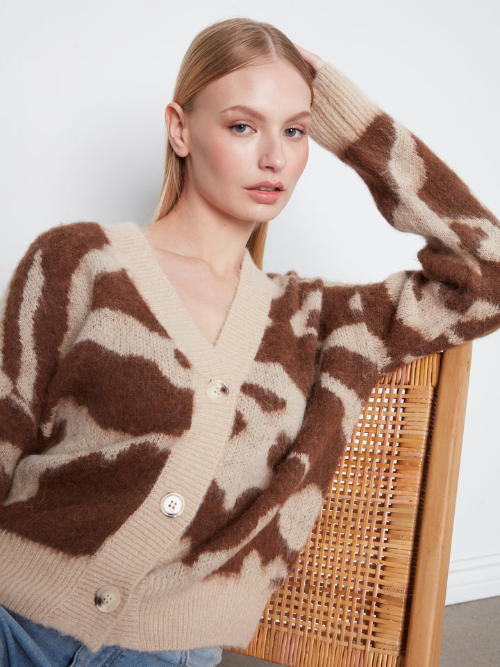 Long Sleeve Drop Shoulder Cardigan