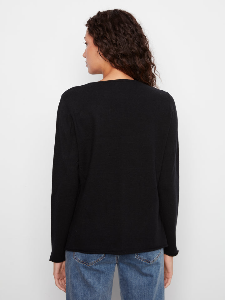 Long Sleeve V Neck Sweater
