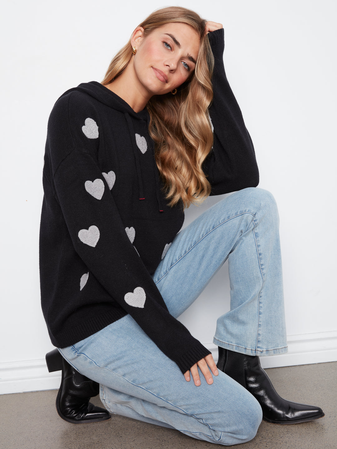Needle Punch Boucle Hoodie