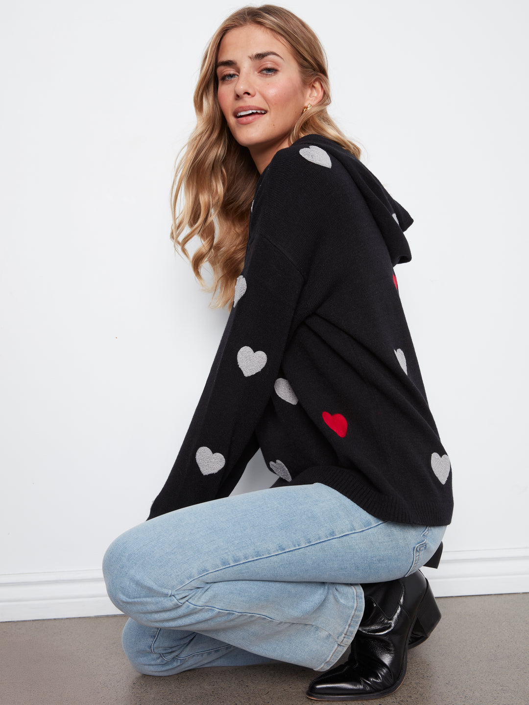 Needle Punch Boucle Hoodie