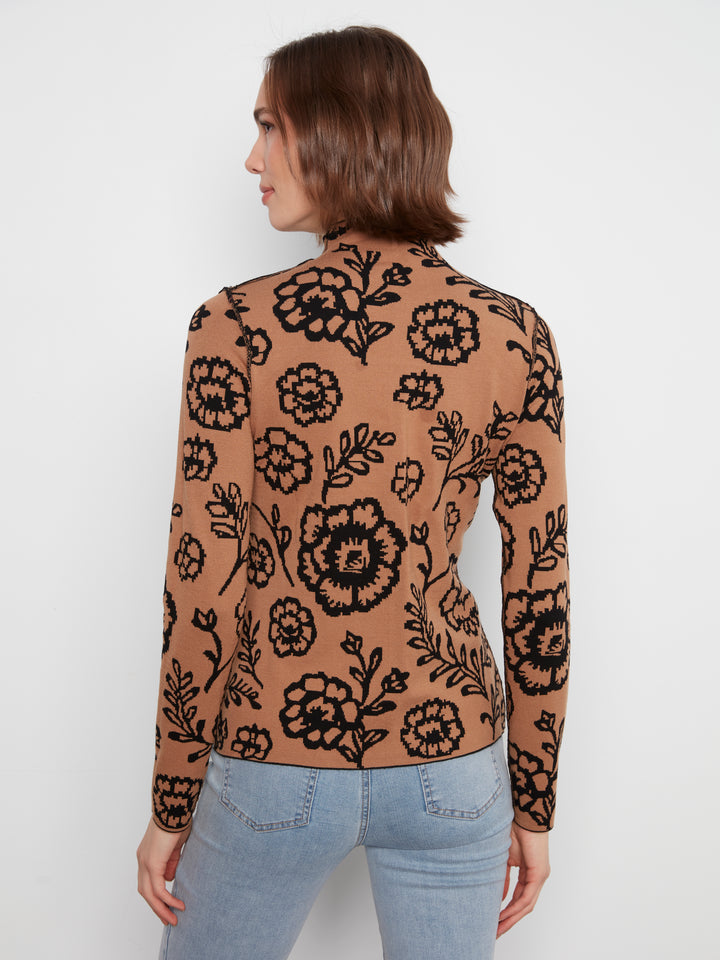 Gutsy Knit Reversible Mock Neck Sweater