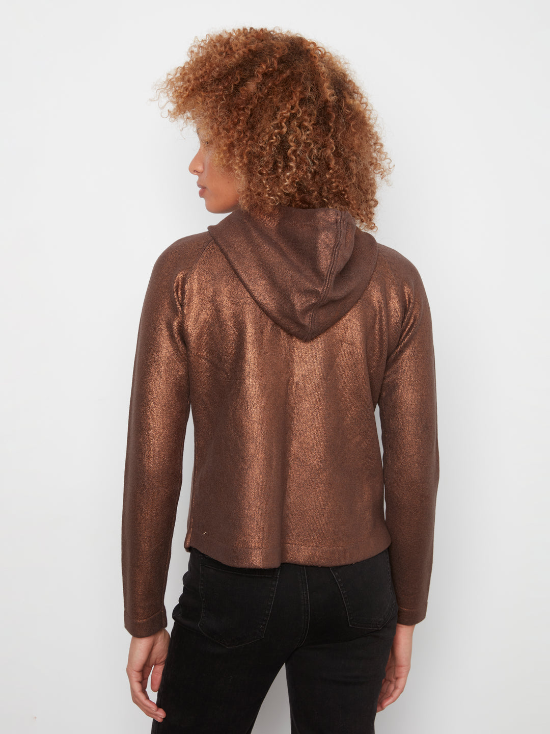 Raglan Sleeve Hoodie Sweater With Kangaroo Pocket