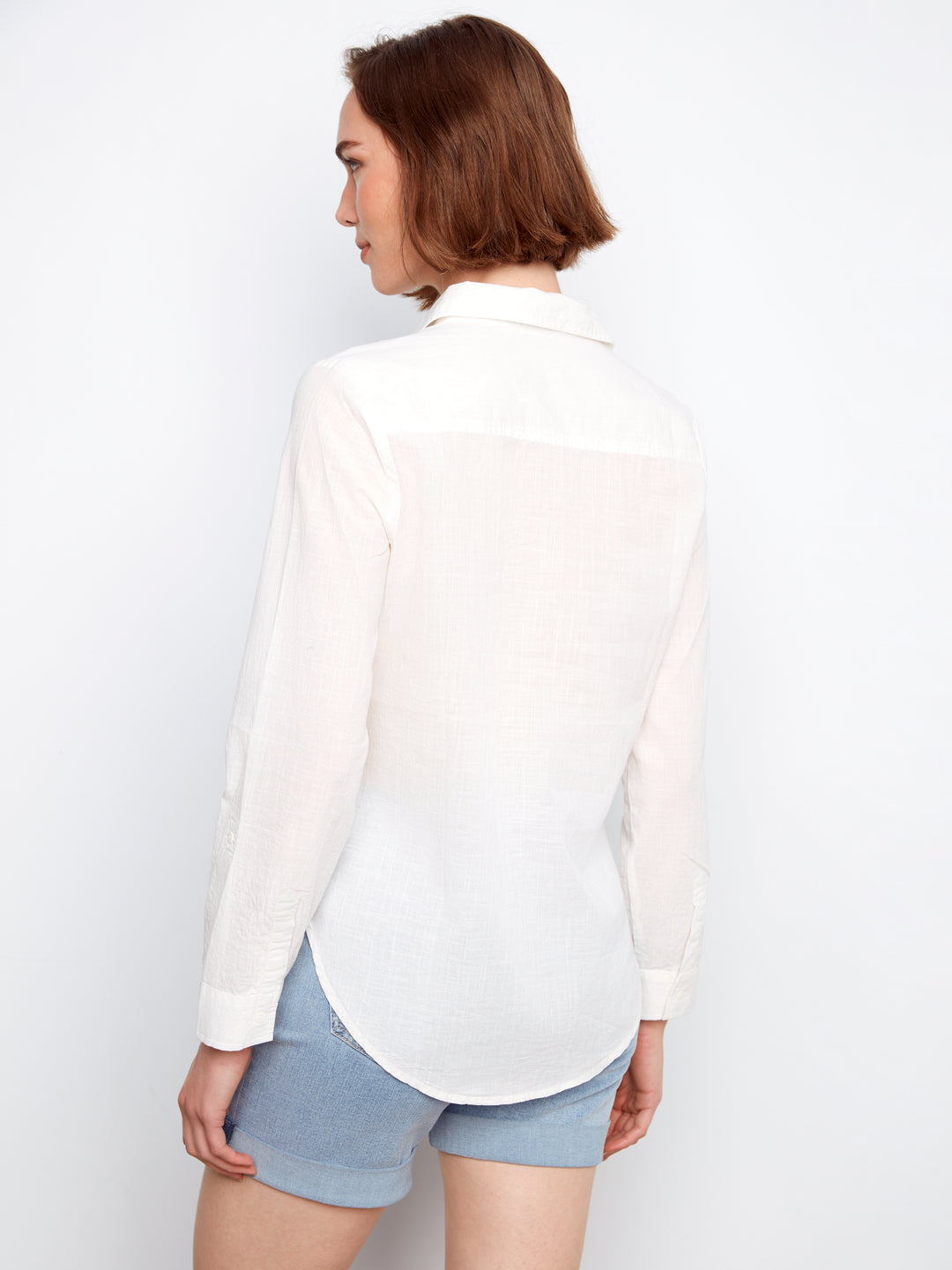 Cotton Button-Up Shirt