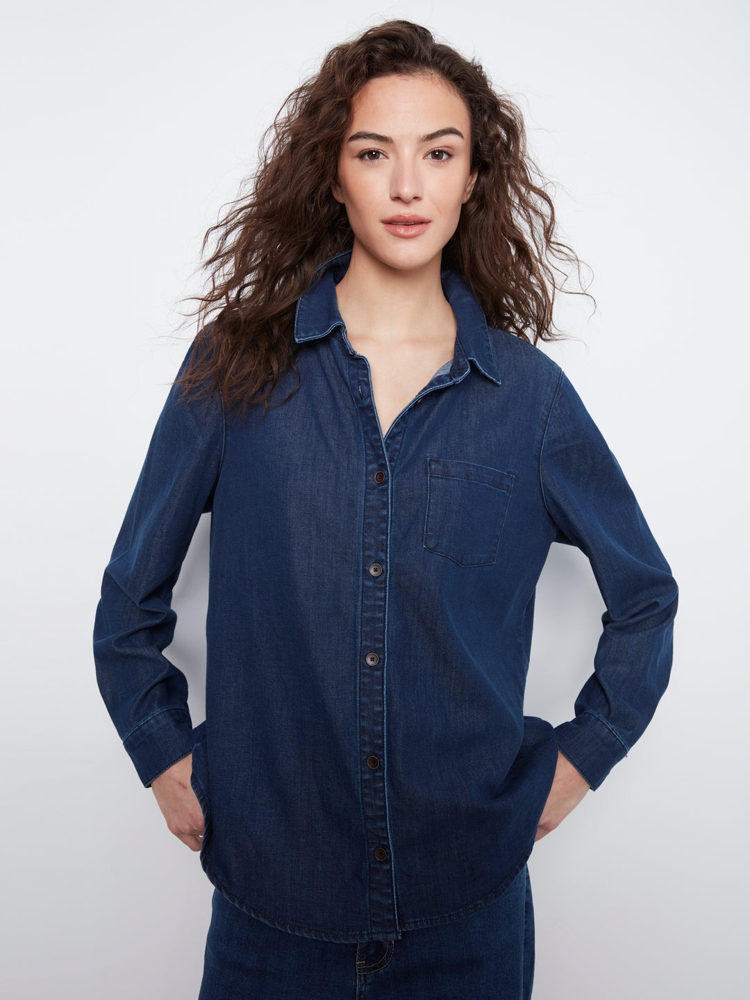 Tencel Shirt With Front Pocket