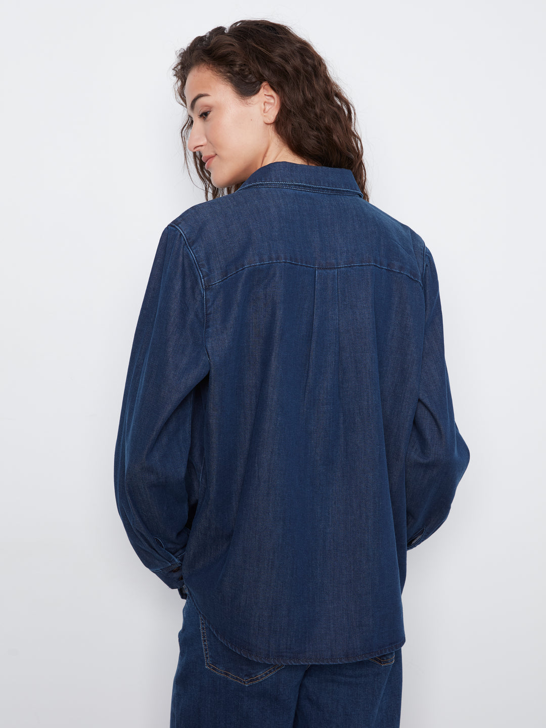 Tencel Shirt With Front Pocket