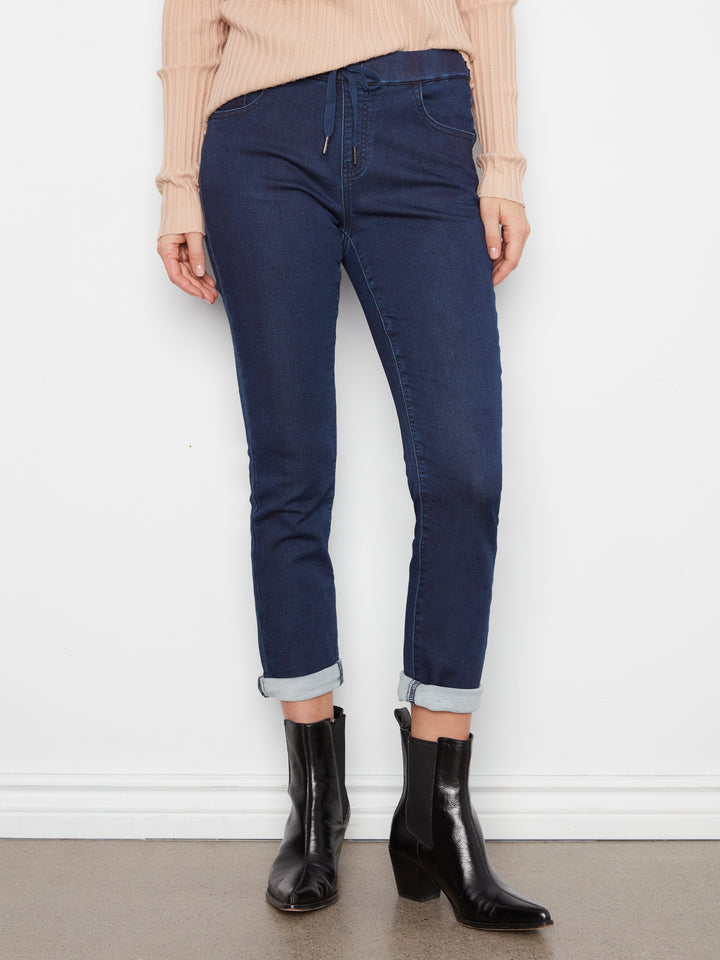Knit Jogger Pants With Elastic Waistband And Pockets