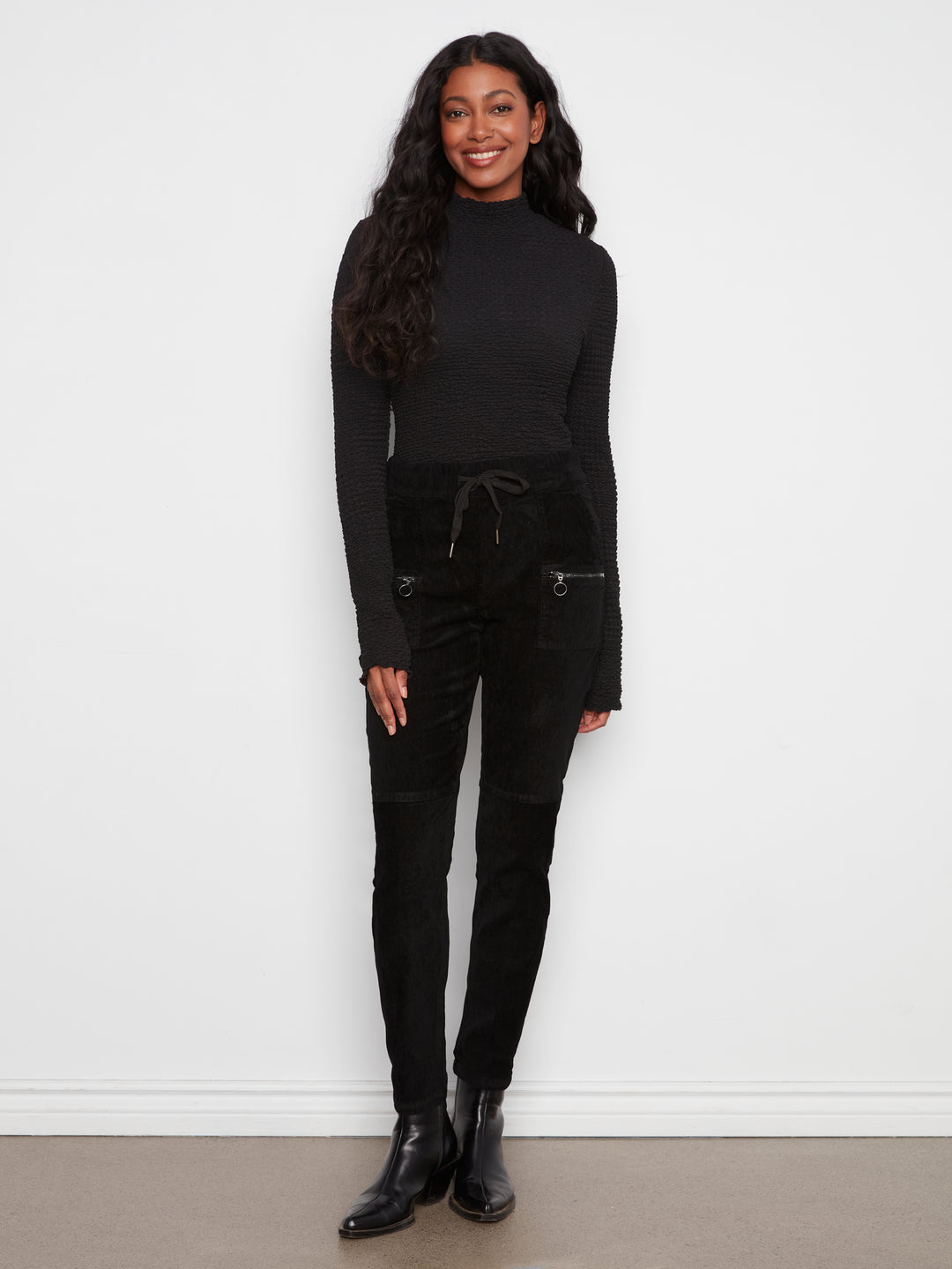 Pull-On Baby Corduroy Jogger Pant With Zip Pockets