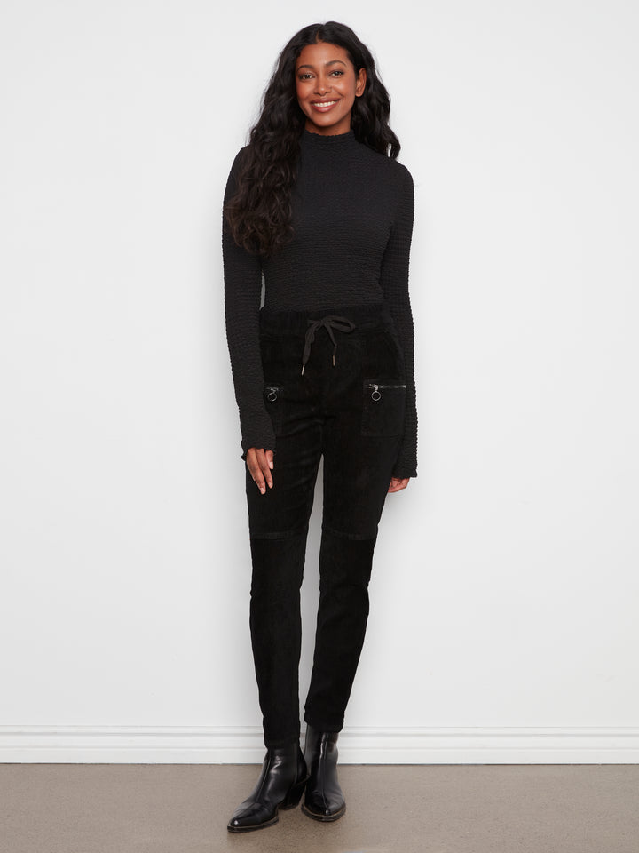 Pull-On Baby Corduroy Jogger Pant With Zip Pockets
