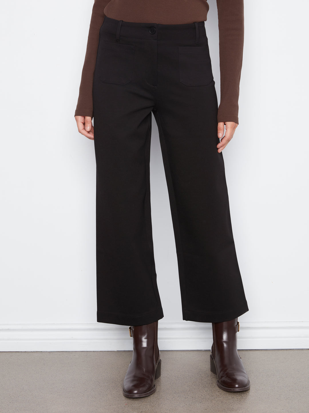 Wide Leg PDR Pants with Pockets