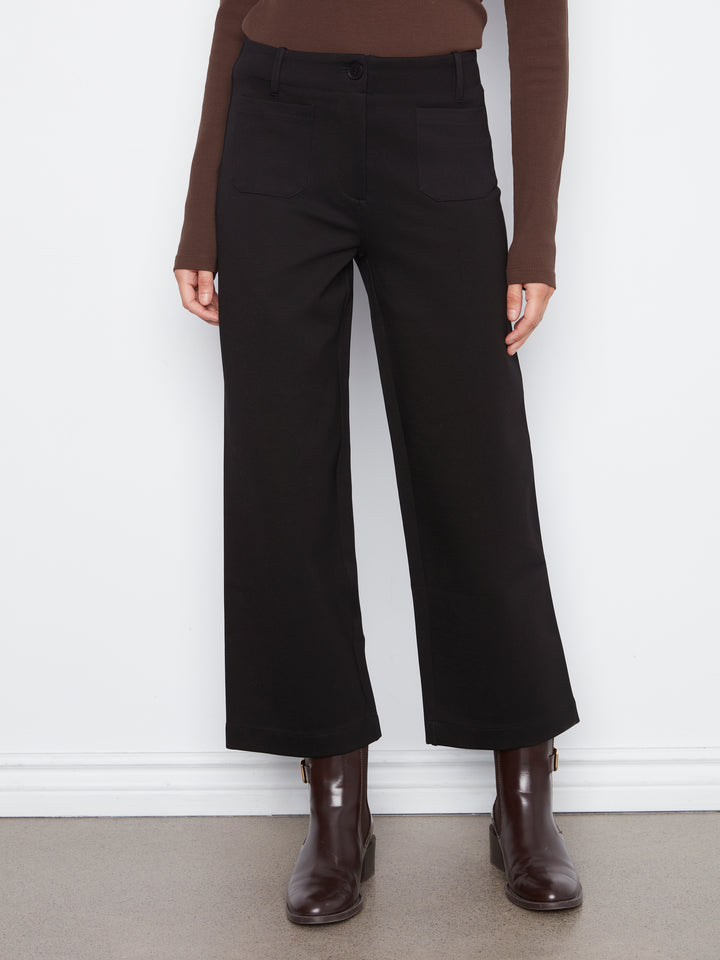 Wide Leg PDR Pants with Pockets