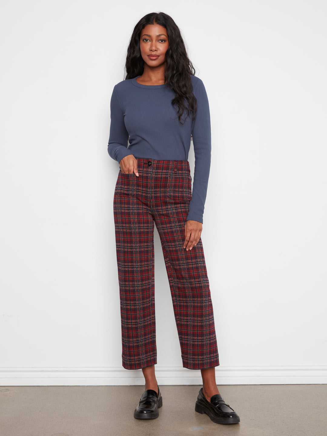Wide Leg PDR Pants with Pockets
