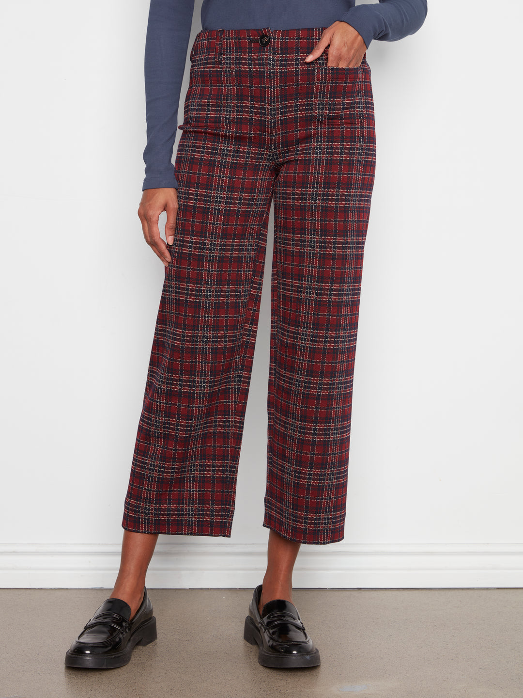 Wide Leg PDR Pants with Pockets