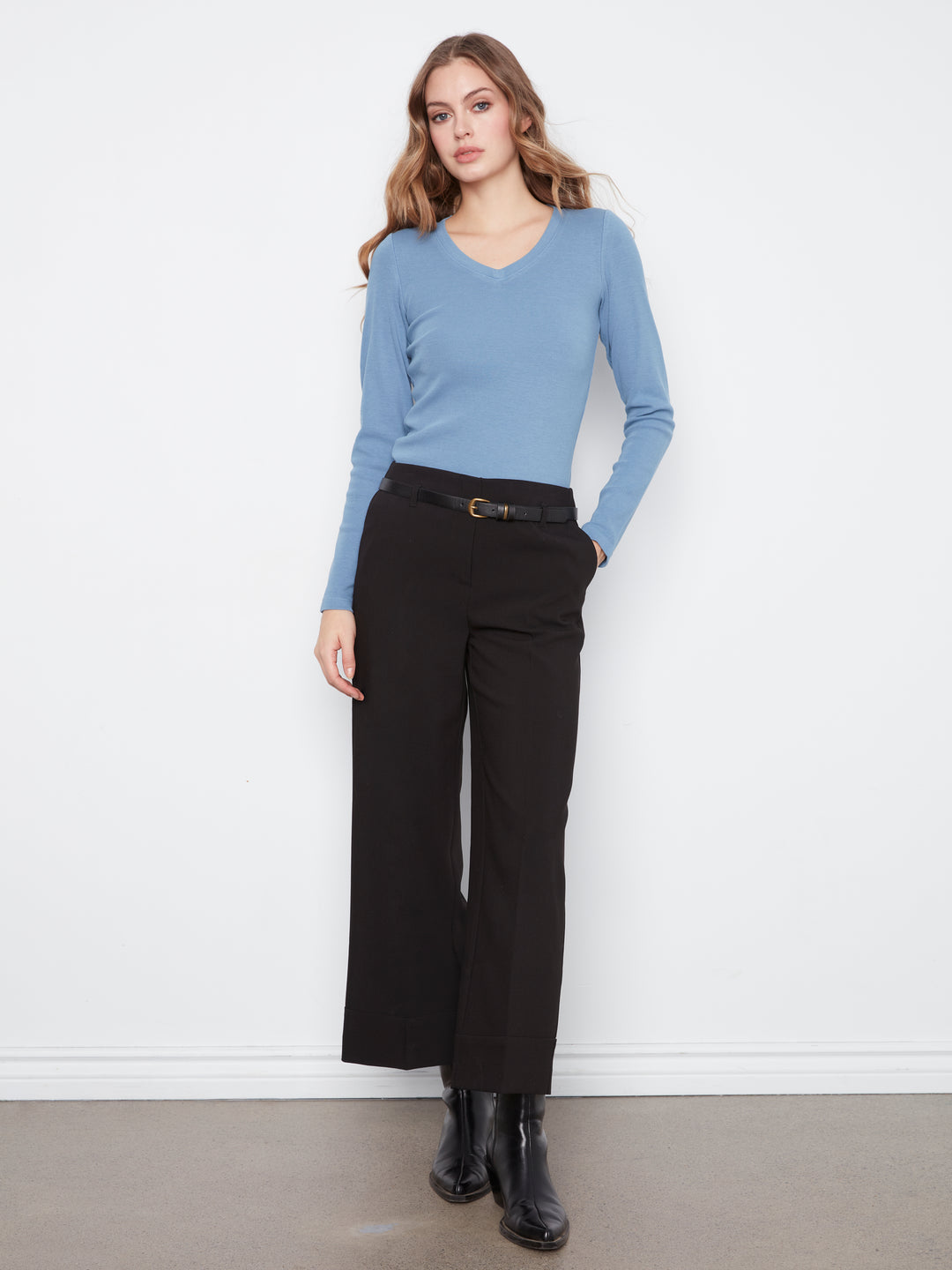 Dressy Casual Belted Pant