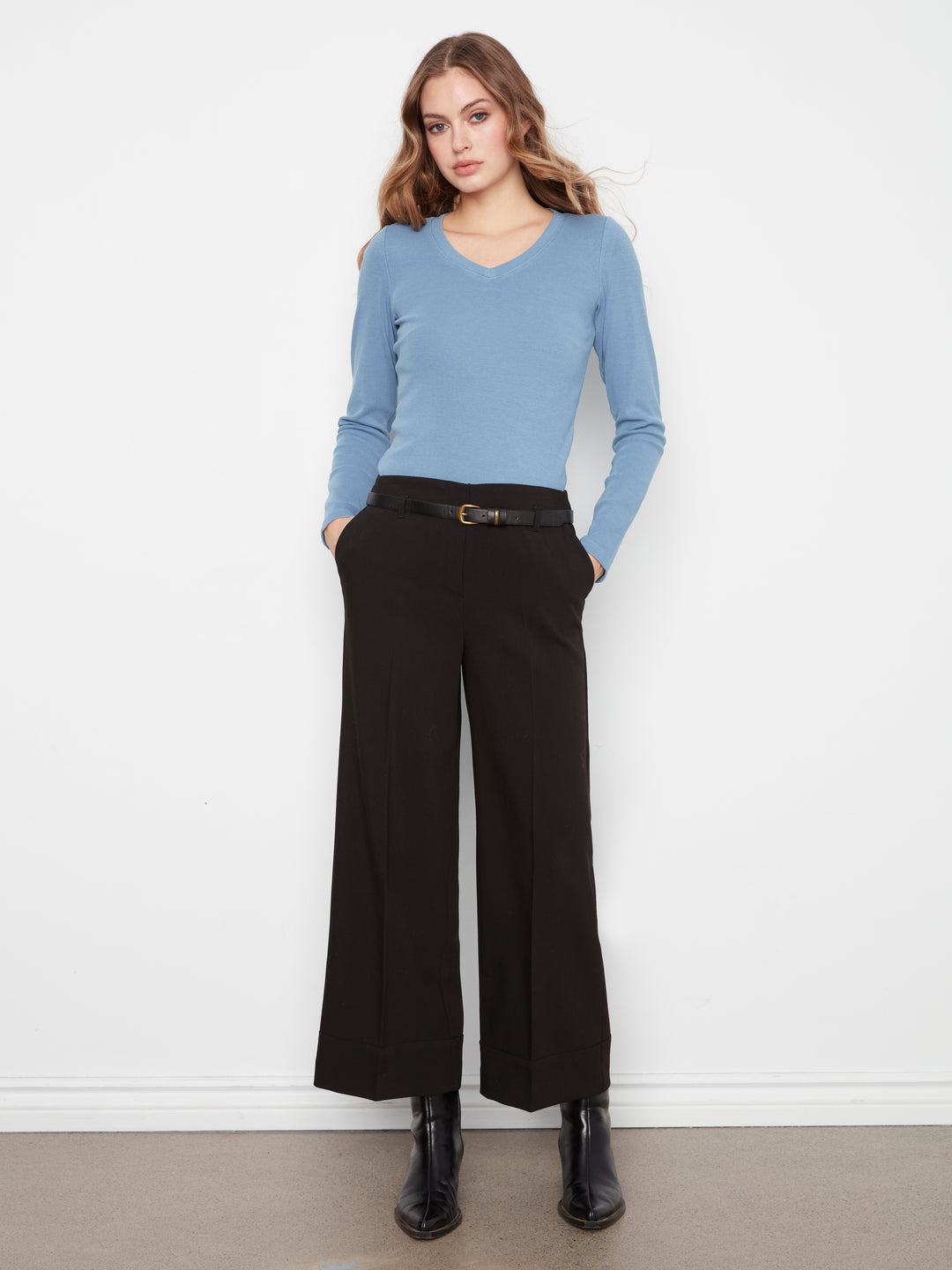 Dressy Casual Belted Pant