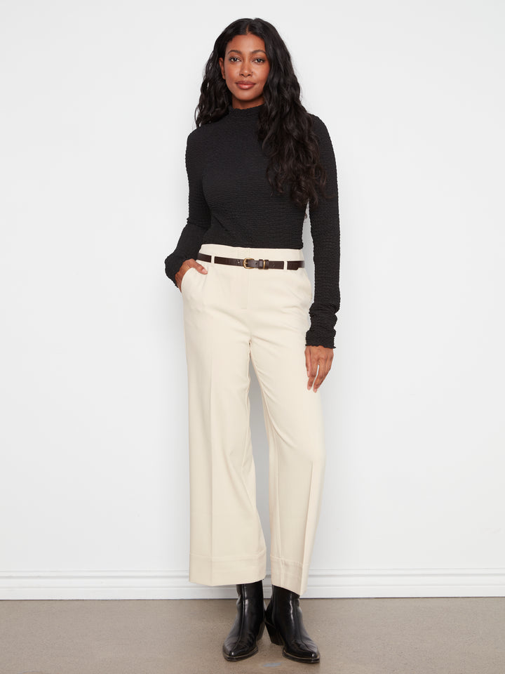 Dressy Casual Belted Pant