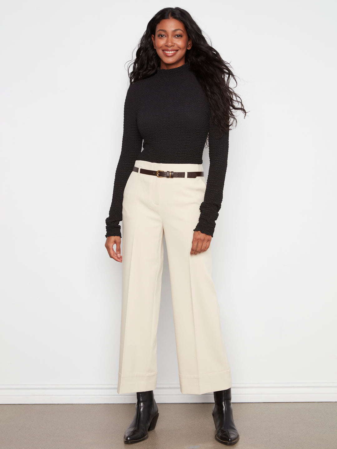 Dressy Casual Belted Pant