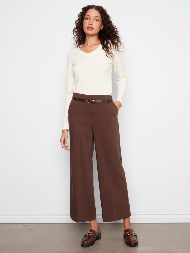 Dressy Casual Belted Pant
