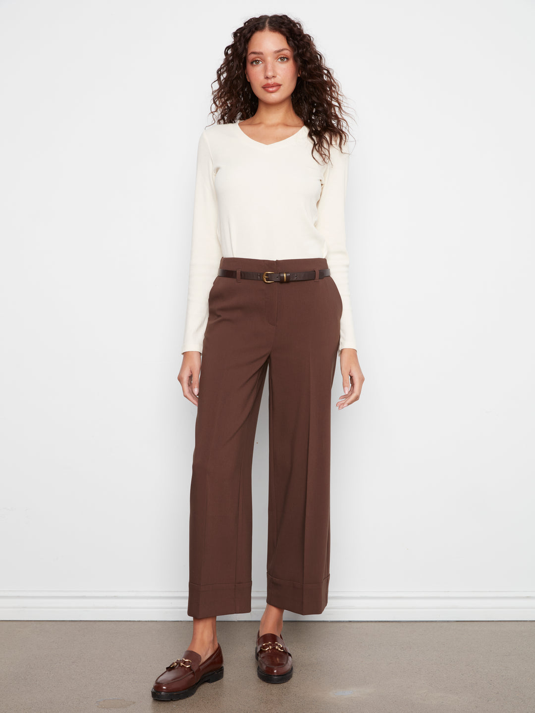 Dressy Casual Belted Pant