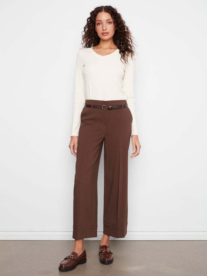 Dressy Casual Belted Pant