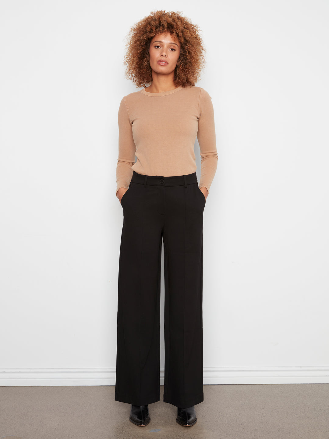 Solid PDR Straight Leg Pant