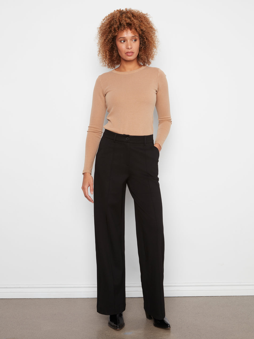 Solid PDR Straight Leg Pant