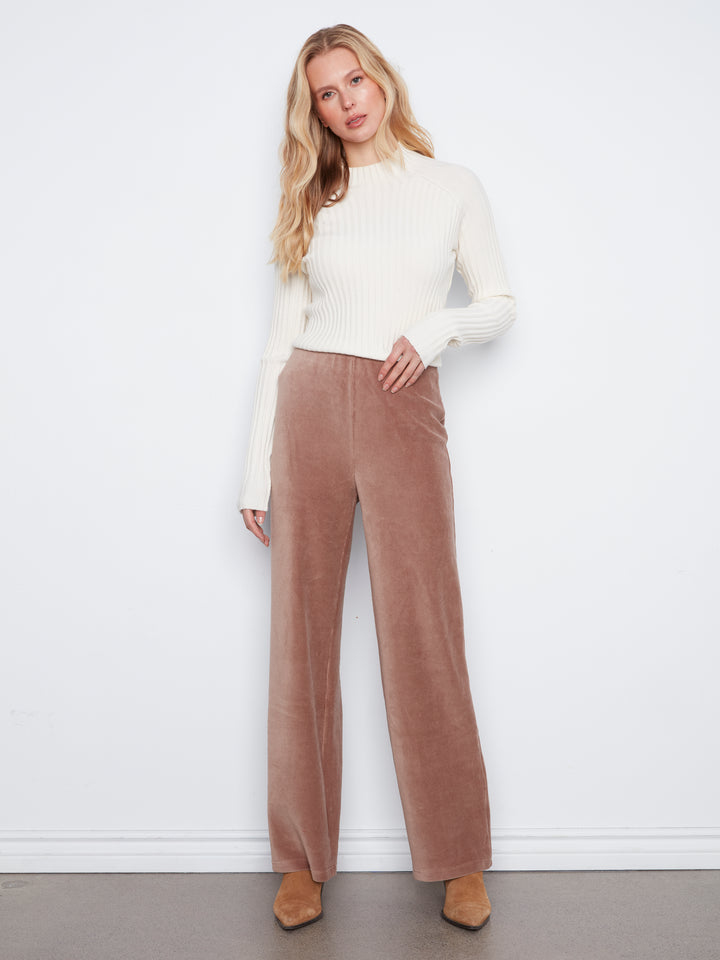 Pull-On Wide Leg Pant