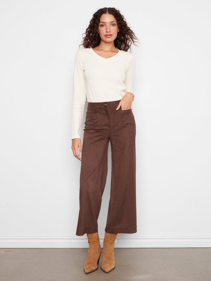 Crop Wide Leg Pant