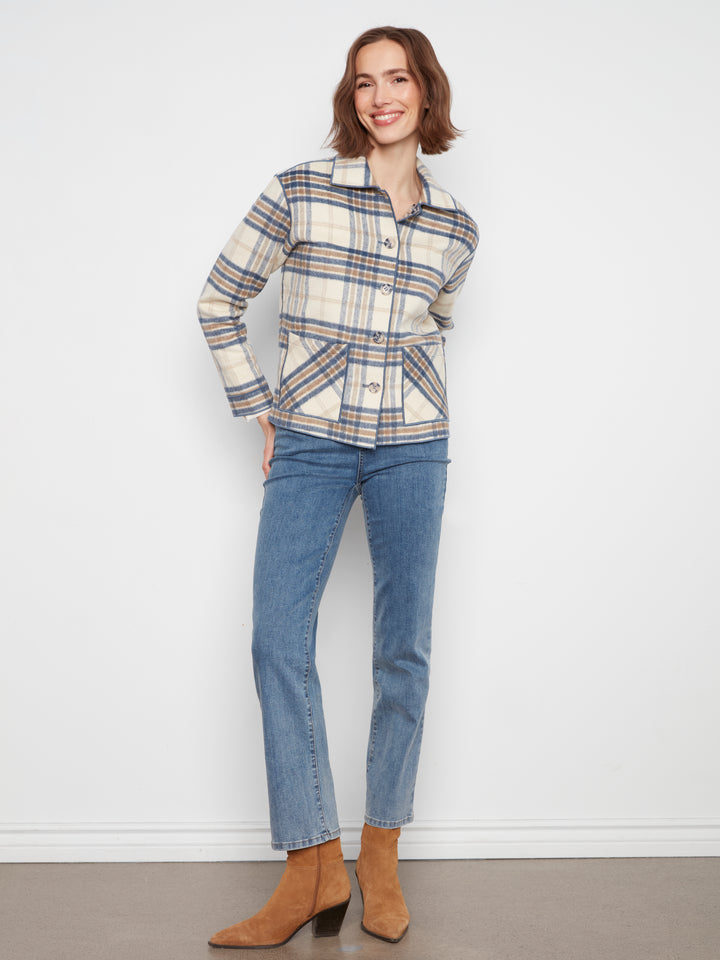 Reversible Plaid Jacket