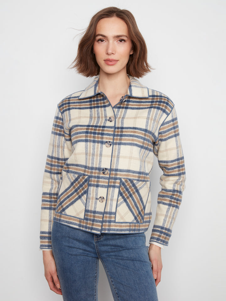 Reversible Plaid Jacket