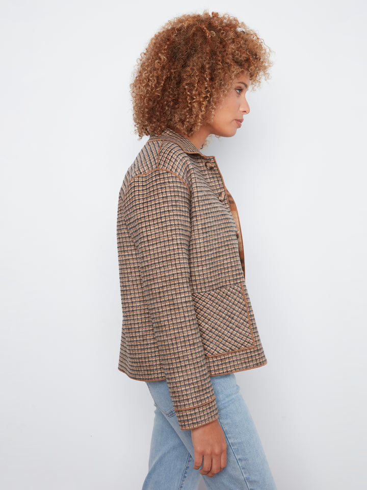 Reversible Plaid Jacket