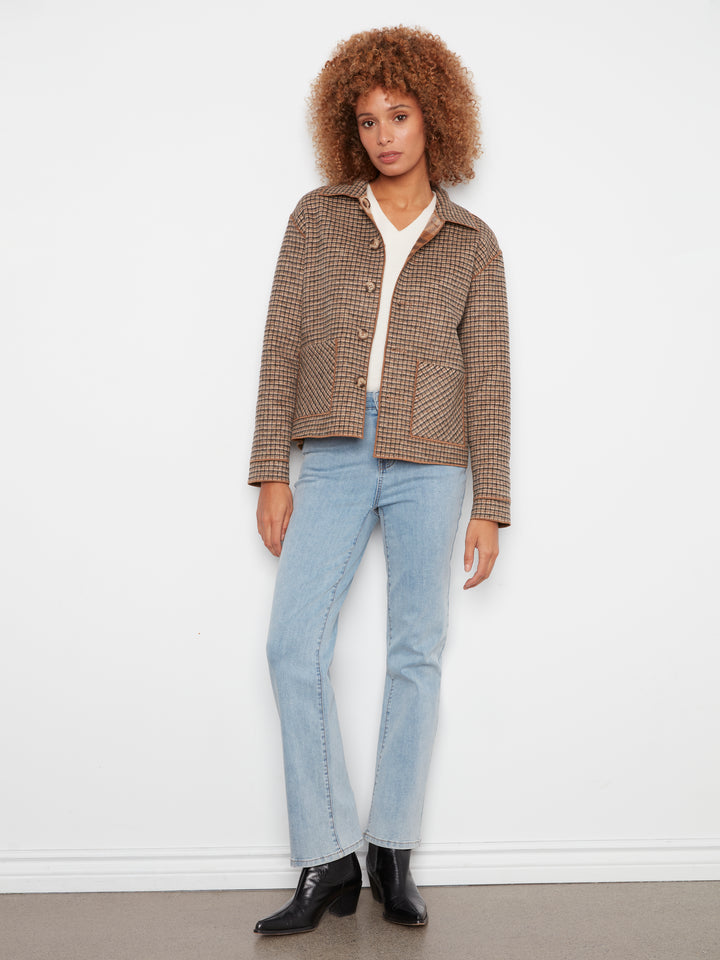 Reversible Plaid Jacket