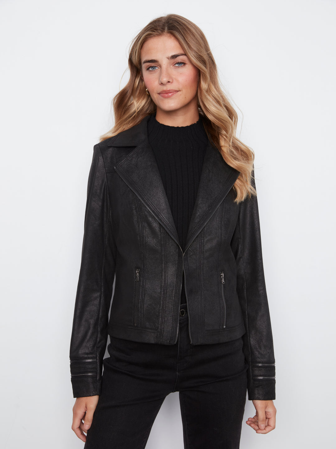 Vintage Faux Leather Jacket